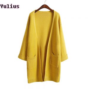 Casual Long Knitted Cardigan