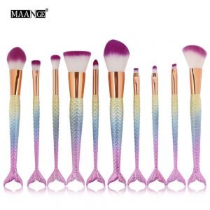 Mermaid Makeup Brush Set